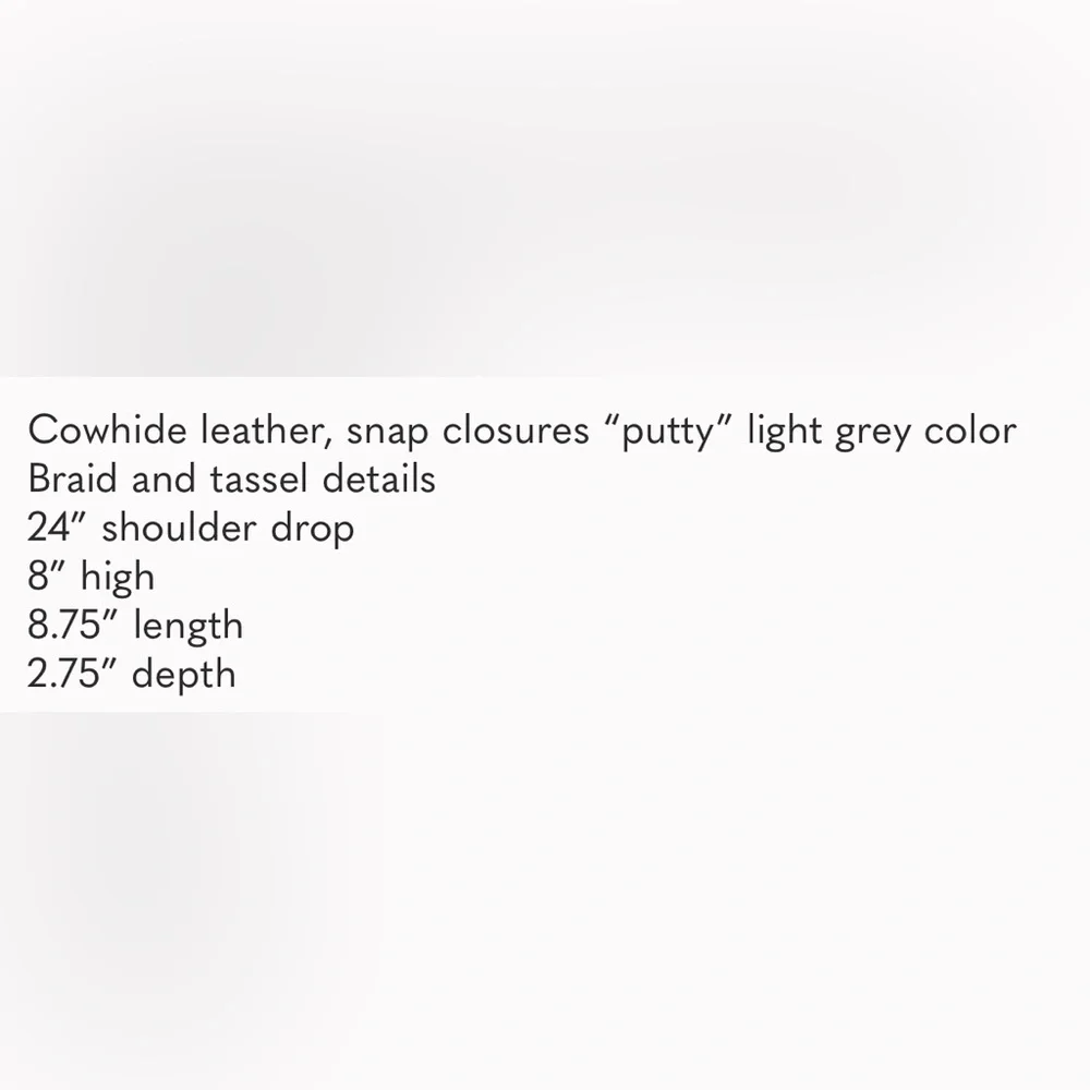 Rebecca Minkoff Isobel Saddle Bag Putty Grey - Picture 4 of 5